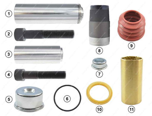 GK81045 Guide pin and seal kit SB6, SB7 Knorr-Bremse Caliper K000375, 81508226023